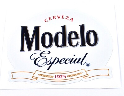 Cerveza Modelo Especial Bier USA Vinyl Aufkleber Sticker Decal 12,5 x 10 cm