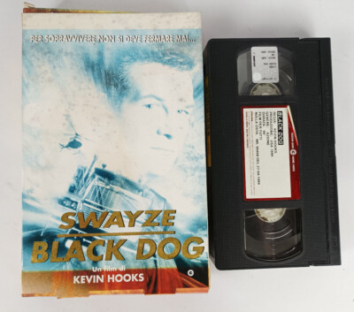 Black Dog 1999 VHS Italian Patrick Swayze Kevin Hooks Cecchi Gori Home Video
