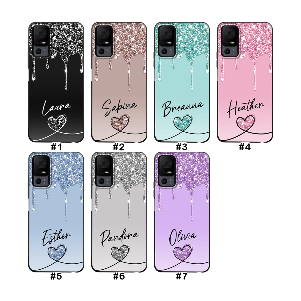 Funda protectora personalizada para teléfono TCL 40 XL 50 SE 505 405 T-Mobile Revvl 6 7 Pro Foto 2 de 4