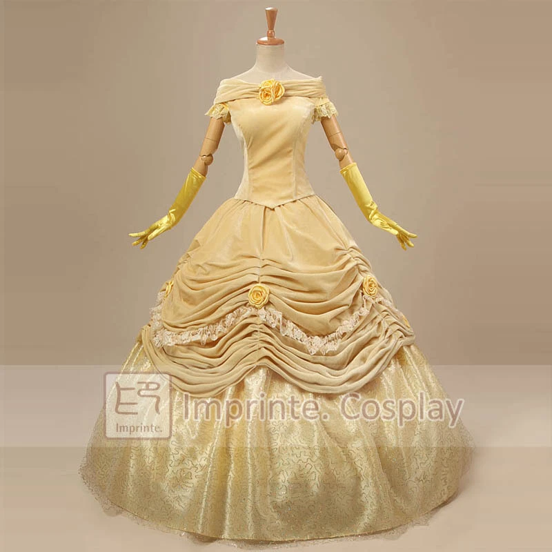 Disney Inspiré, Belle Robe Adulte, Belle Costume Adulte, La Belle