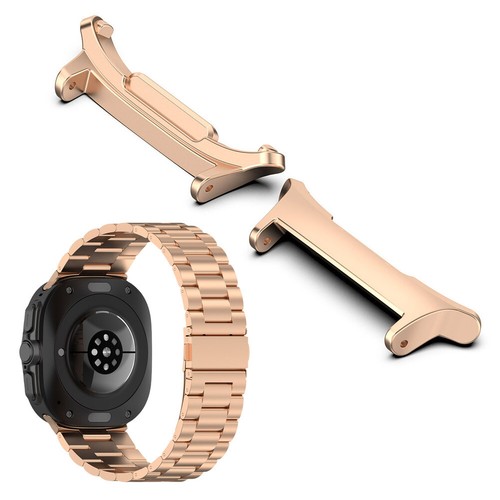 2 PCS Strap Connector for Samsung Galaxy Watch 7 Ultra 47mm(Rose Gold 22mm) - Zdjęcie 4 z 8