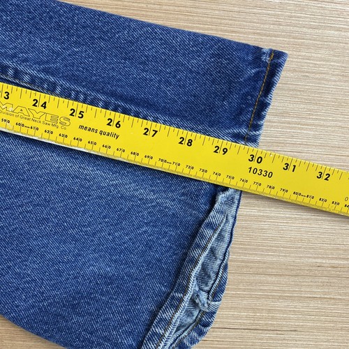 Pantalones de mezclilla vintage Levis naranja pestaña 646 campana inferior para hombre 34x30 acampanados años 70 garra 42 - Imagen 8 de 21