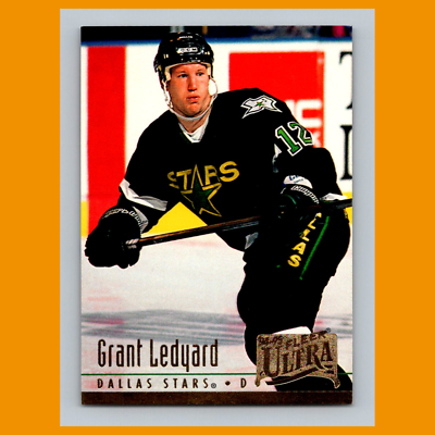 Grant Ledyard #54 1994 Fleer Ultra Dallas Stars Hockey Card NHL NM