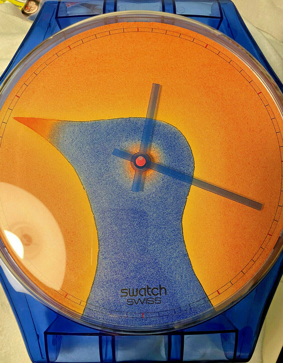 Swatch Maxi MGZ001 Folon Very Rare 2,10mt. UNICO SU Ebay Swatch Maxi MGZ001 Folon Very Rare 2,10mt. UNICO SU Ebay