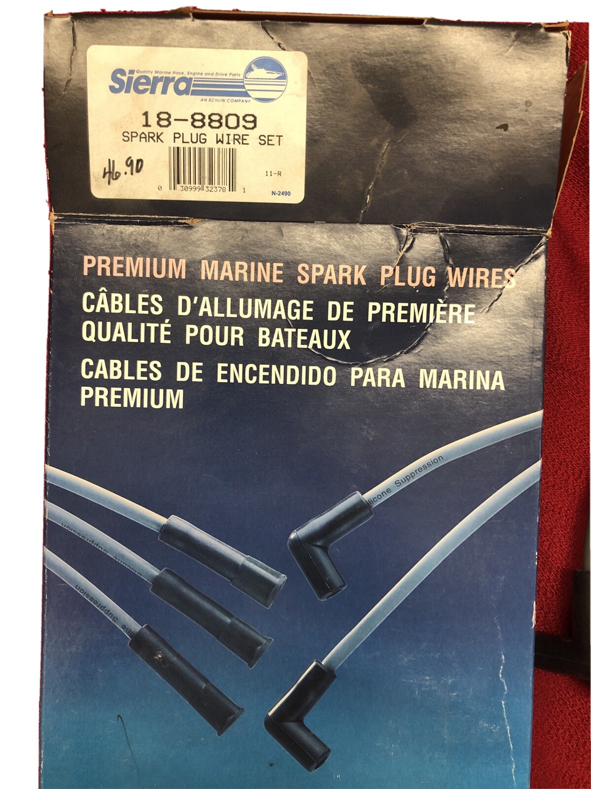 Sierra Premium Marine Spark Plug Wires 188809 eBay