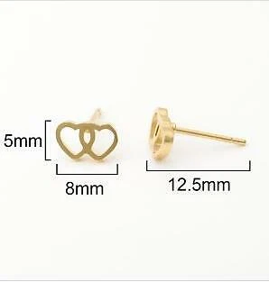 Word stud earrings sale