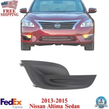 Front Fog Light Cover Right Passenger Side Textured For 2013-2015 Nissan Altima