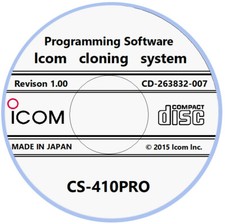Icom CS-410PRO Rev. 1.00 Cloning Programming Software for Icom IC-410PRO