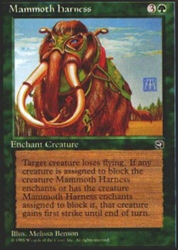 4x Light Play, English Regular Mammoth Harness Homelands magicmtg - Picture 1 of 1
