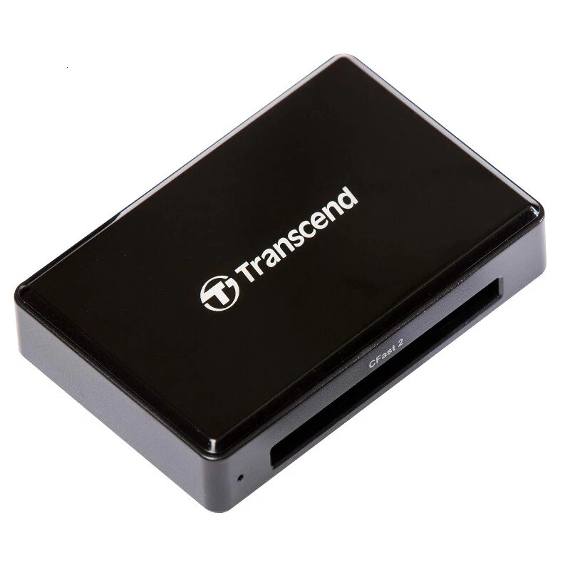 Transcend RDF2 CFast 2.0 Card Reader USB 3.1 Gen 1 5Gbps microUSB to USB Type A - Image 2 of 4