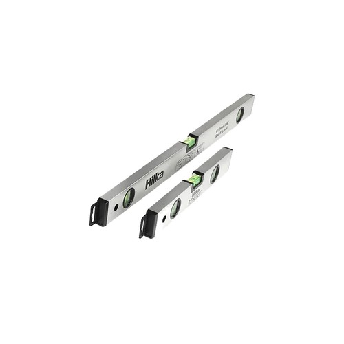 Hilka 3pc Professional Spirit Level Set With Bag Builders Long 300/600/1200mm - Picture 4 of 8