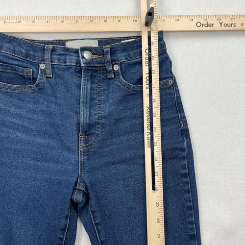 Everlane Womens Blue Solid Dark Wash High Rise Denim Skinny Ankle Jeans Size 24 - Bild 7 von 7