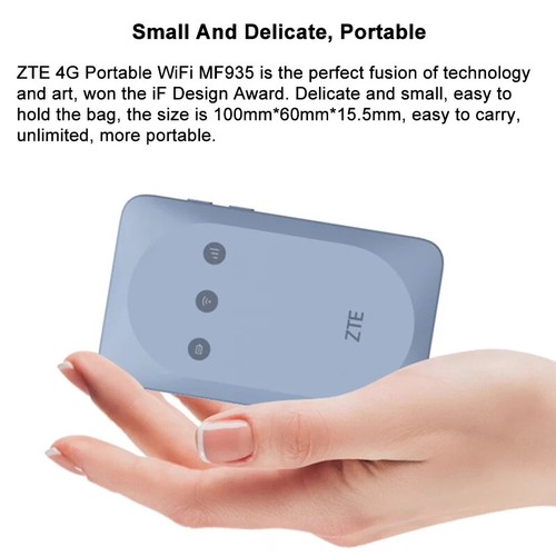Unlocked ZTE MF935 Pocket WiFi Router 150Mbps 4G LTE Router Portable Modem - Picture 4 of 13
