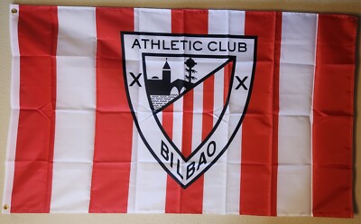 Athletic Bilbao rare grand fanion vintage football banderin pennant wimpel