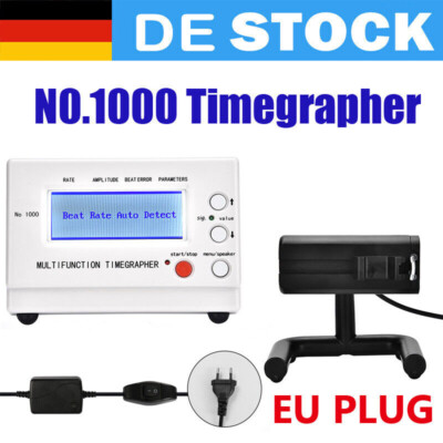  No.1000 Weishi Timegrapher Mechanische Uhr Timing Machine Multifunktions EU