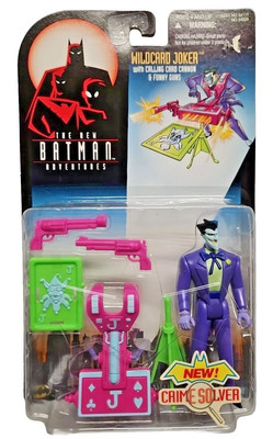 1998 The New Batman Adventures ''Wildcard Joker'' Figure by Kenner MIP UNOPENED 