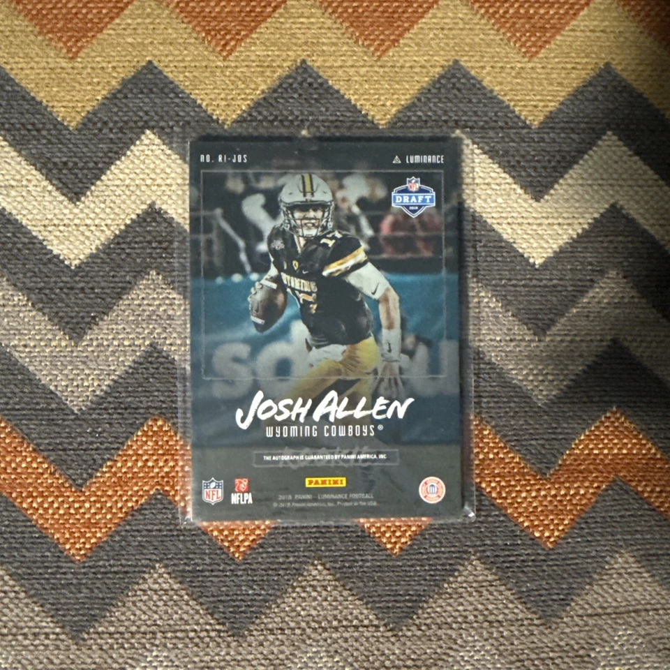 2018 Josh Allen Panini Luminance Rookie Auto Card #54/99 - Image 2 of 2