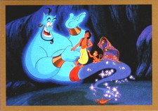 Disney Aladdin Skybox 1993 Promo Card S1 The Introduction Robin Williams Abu
