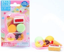 Japanese Iwako French Pastry Eraser Set S-3418