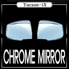 Chrome Full Mirror Cover 2p For 10 11 Hyundai Tucson ix35