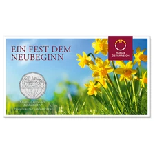 Language of Flowers "Narcissus" | 2025 | 5 Euro | Special UNC |  Austrian Mint