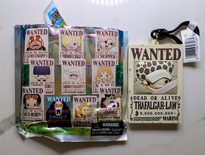 One Piece Wanted Poster Monogram Figural Bag Clip Exclusive Trafalgar Law