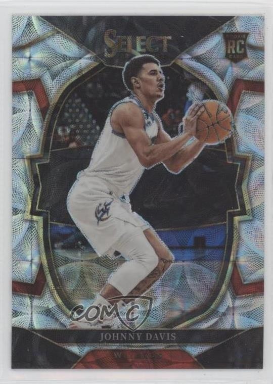 2022-23 Panini Select Concourse Scope Prizm Johnny Davis #100 Rookie RC