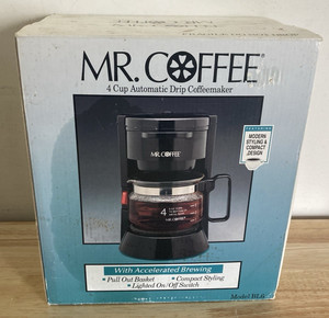 Mr. Coffee BL6 4 Cup Automatic Drip Coffeemaker (Factory Sealed)