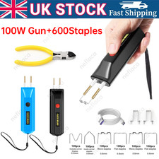 100W Cordless Hot Stapler Plastic Welder Gun Car Bumper Repair Welding Gun Kit