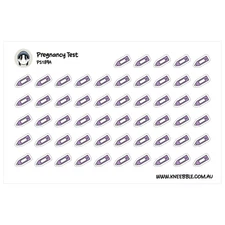 Pregnancy Test Stickers – Fertility Tracking & Reproductive Health Planner Label
