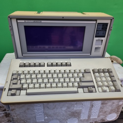 Vintage Sharp PC-7000A Portable Personal Computer Working PC - Bild 4 von 22