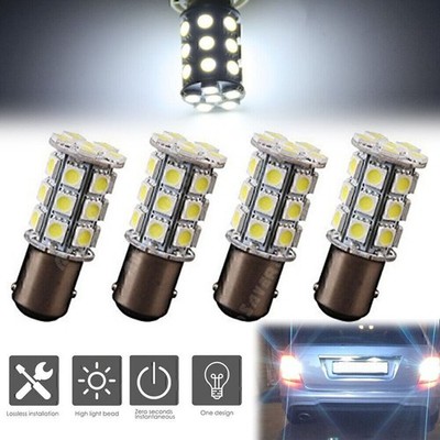 White 27-SMD BA15D Cabin Marine Boat Interior Lights Bulbs 1004 1076 1142
