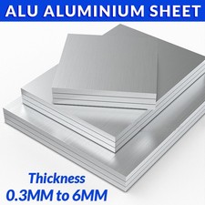 Aluminium Sheet 0.3mm 0.5mm 1mm 1.2mm 1.5mm 2mm - 6mm Alu Sheet Cut All Sizes