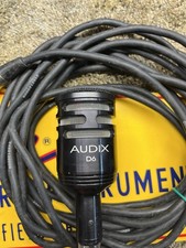 Used Audix D6 Dynamic Microphone With Cord
