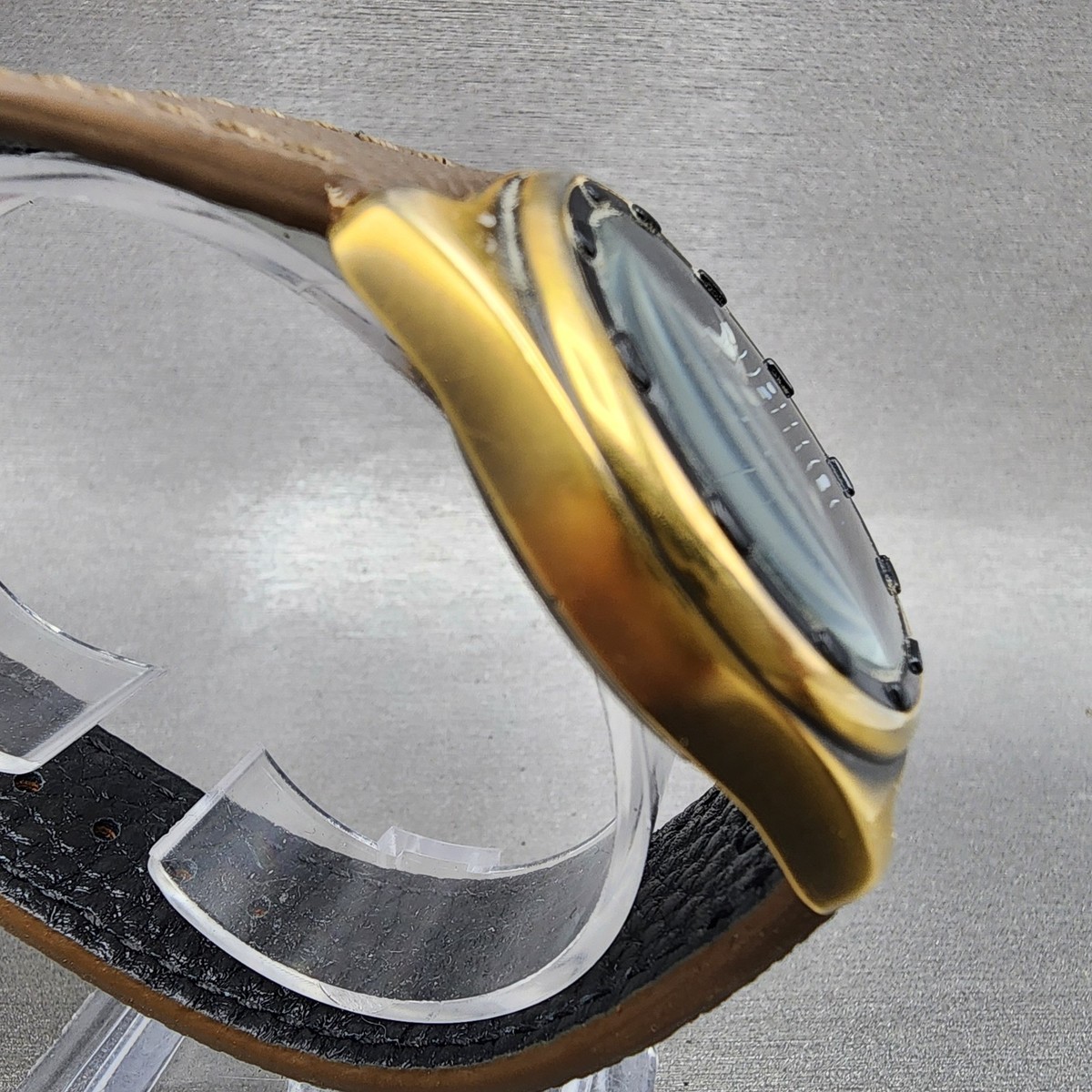 NOS Unworn Vintage Pulsar Watch Mens 38mm Alarm Y977-8A00 Battery