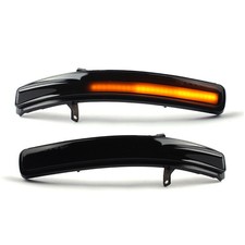 2X  Spiegelblinker Außenspiegel Blinker Schwarz für Ford Explorer 2011-2019