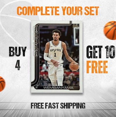 2025-26 Topps Basketball Base Singles #1-200 YOU PICK Complete Your Set