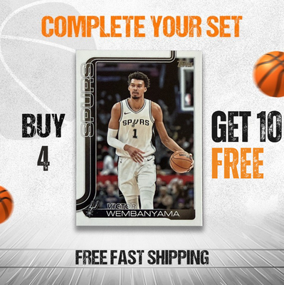 #ad 2025 26 Topps Basketball Base Singles #1 200 YOU PICK Complete Your Set $0.99
