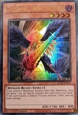 Blackwing - Bora the Spear - BLCR-EN057 Yu-Gi-Oh! Foil Holo Ultra Rare Nice!