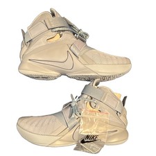 Tenis de baloncesto Nike 749490-444 para hombre LeBron Soldier 9 PRM azul gris talla 11