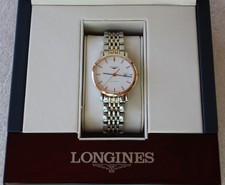 LONGINES Elegant Automatic Two-Tone SS & Gold Watch L4.310.5.12.7 - Full Set! 3