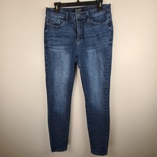 Judy Blue Skinny Fit High Rise Dark Wash Stretch Denim Jeans Size 11/30 Women's