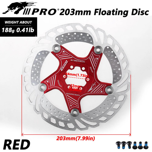 Disco de enfriamiento para bicicleta MTB DH disipación de calor cuesta abajo flotante bicicleta freno rotor - Imagen 2 de 38