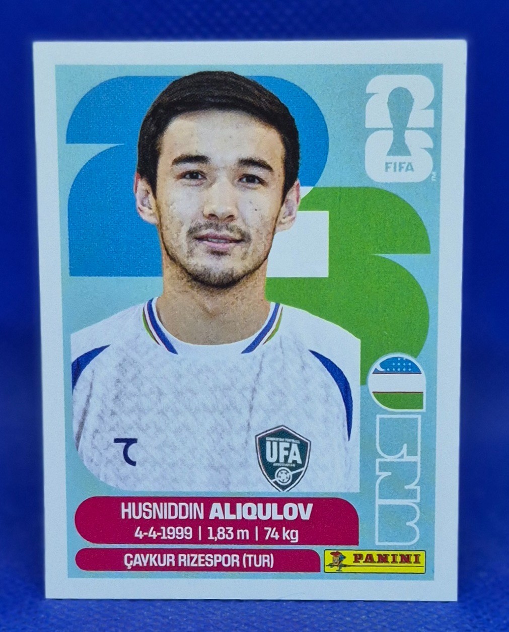 2026 Panini FIFA World Cup Sticker Husniddin Aliqulov #UZB 6 - Uzbekistan