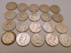 20 1962 XF-Unc Franklin Half Dollars 90% Silver $10 Face Value