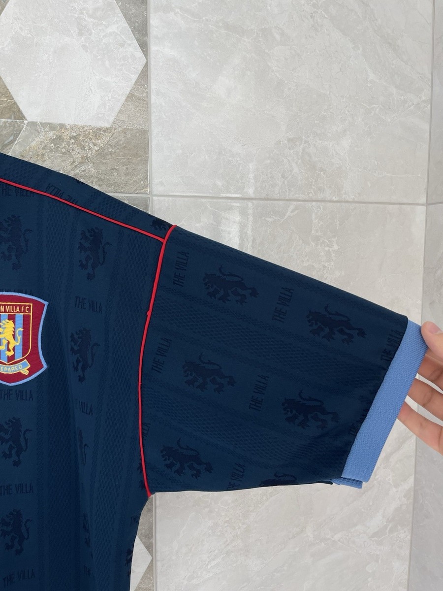 Vintage Reebok Aston Villa 1995 1997 Away Football Jersey