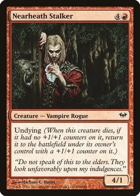 Nearheath Stalker 100 Common Dark Ascension Magic: The Gathering Near Mint