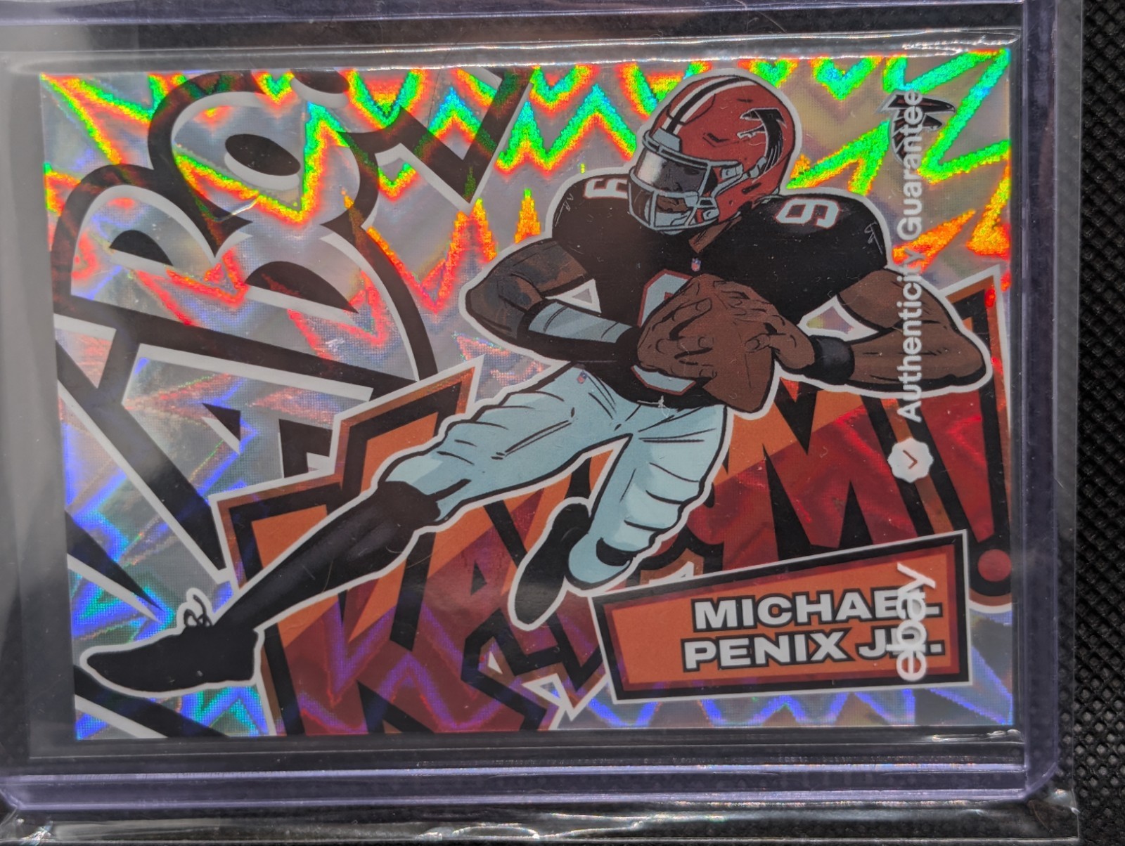 2025 Panini Absolute Michael Penix Jr KABOOM Horizontal #20 Atlanta Falcons SSP
