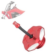 Dirt Bike Gas Cap,CNC Aluminum Motorcycle Gas Fuel Tank Cap for CRF110F red