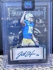 🔥 2025 Panini National Treasures NT Justin Herbert Autograph /25 Chargers 🔥